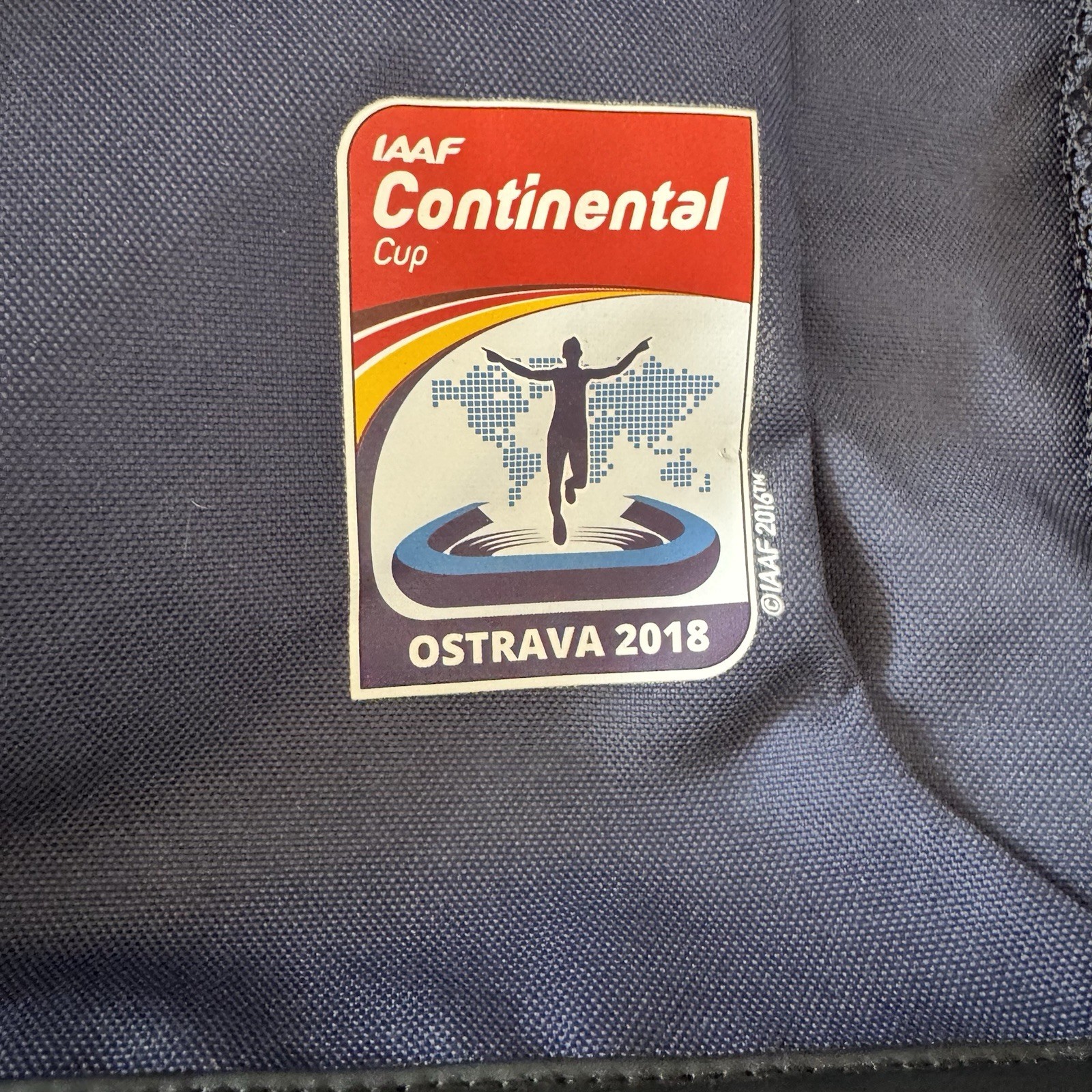 ASICS Backpack Large Navy Blue IAAF Continental Cup 2018 Team Bag