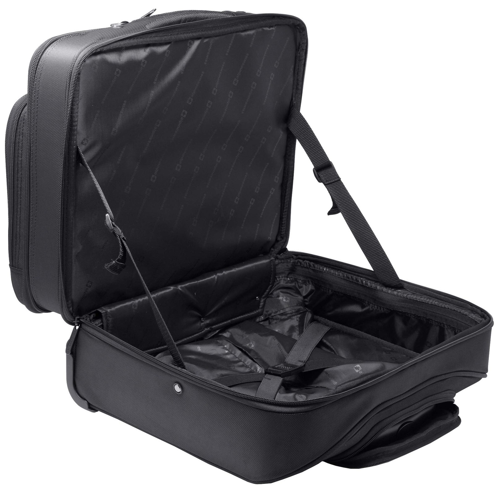Rolling Laptop Briefcase Wheeled Overnight Carry on Bag Up to 15.6 Inches Not…