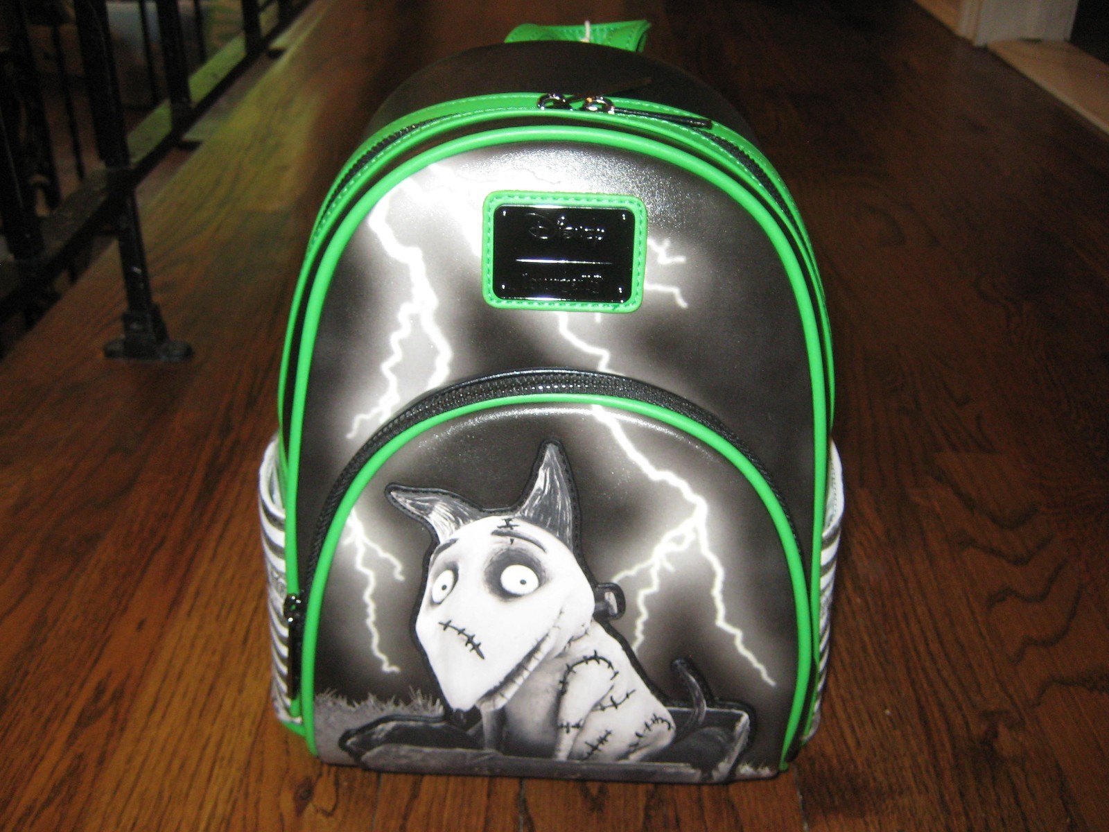 Loungefly Disney Frankenweenie Sparky Glow Mini Backpack- Wallet set! New!