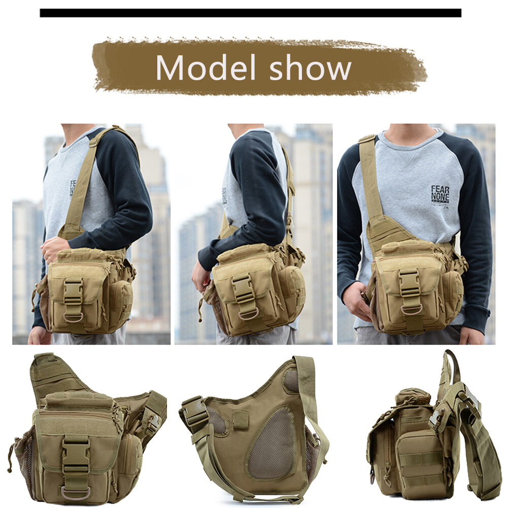 Outdoor Tactical Molle Chest Bag Men Crossbody Sling Messenger Shoulder Pack USA