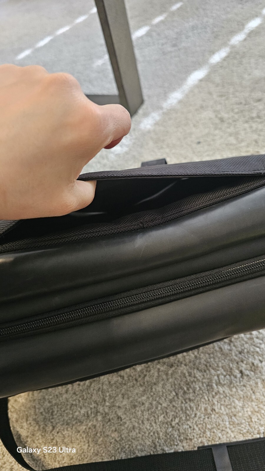 Tumi T-Pass Jackson Deluxe Portfolio Briefcase Laptop Bag Black Nylon T-Tech