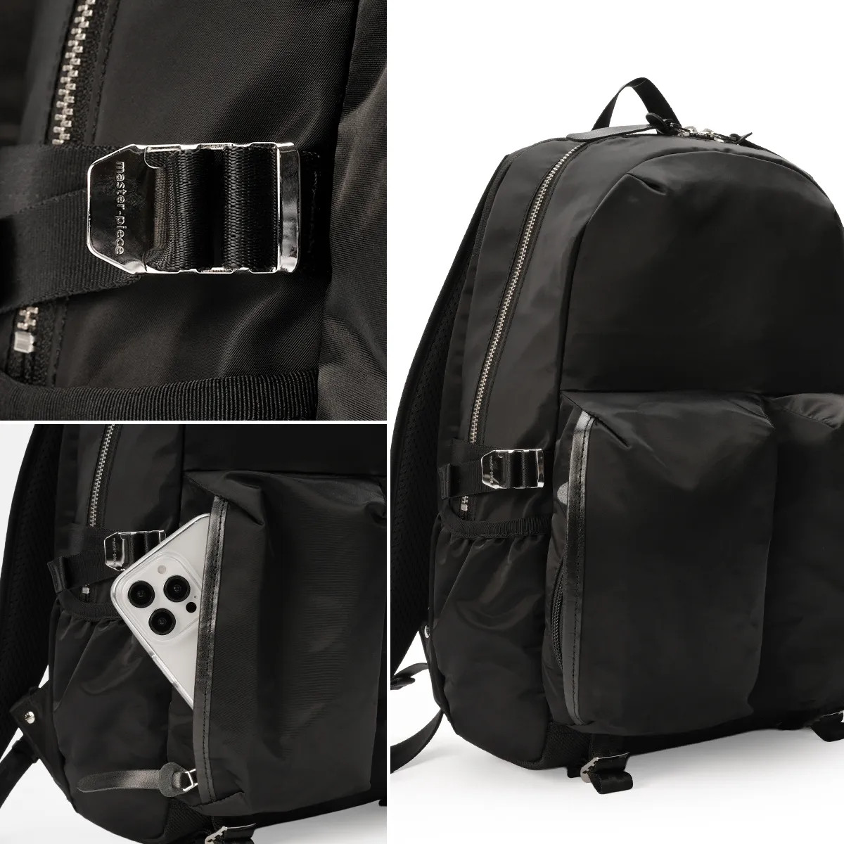 Master-Piece Lightning Backpack 02125-v2 Navy 16L B4 Size Durable Travel Japan