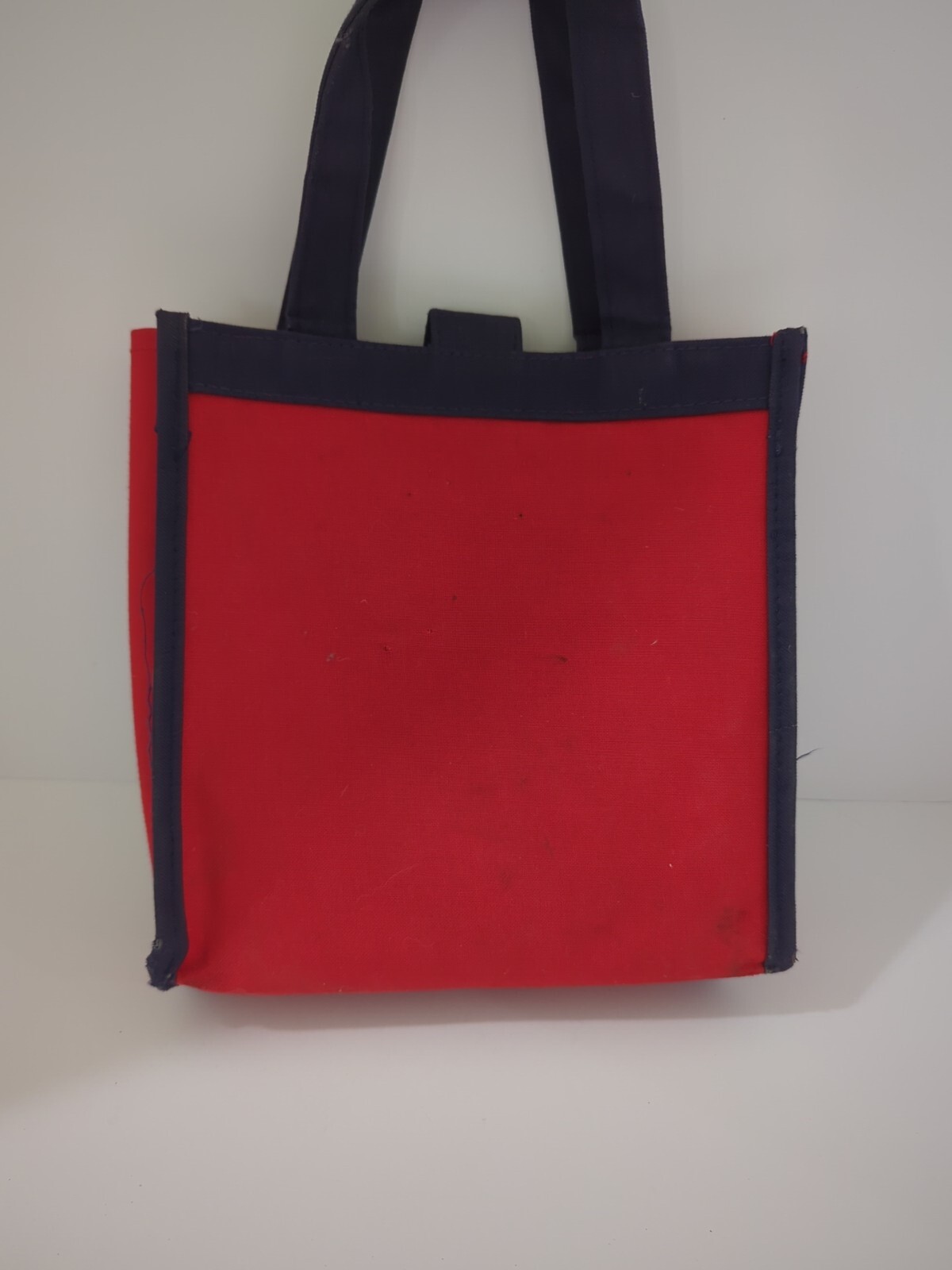 1980s Multicolor Rainbow Thick Canvas Mini Tote Bag “LH” Monogram M