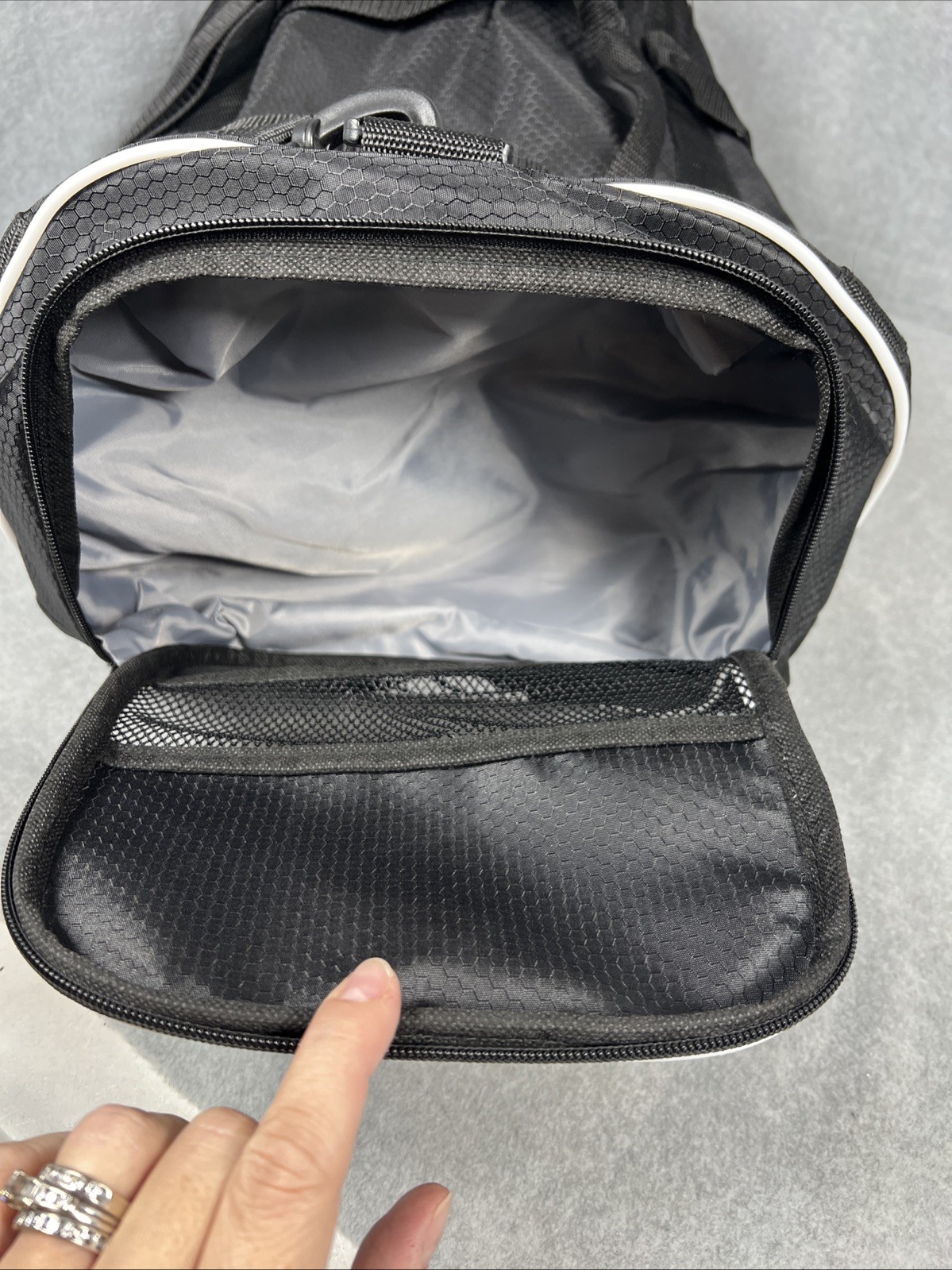 Adidas Duffel Bag – Medium – Black – 20” X 11” X 12”