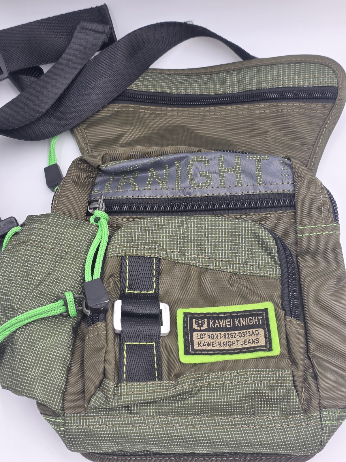 Kawei Knight Sling Bag Backpack Cross Body Messenger Travel Green