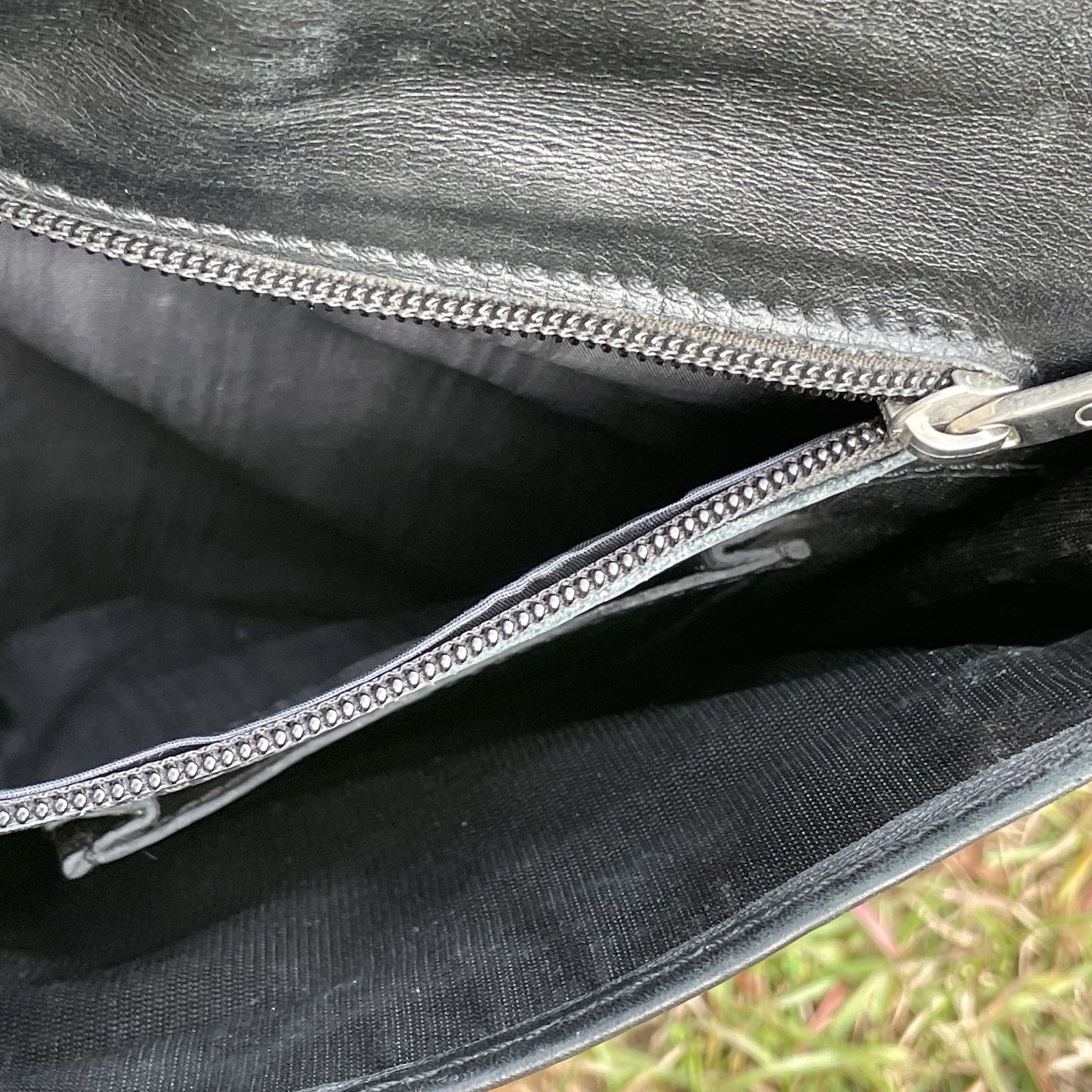 Vintage Cole Haan Collection Briefcase Leather Tuck Lock Style Latch No Key