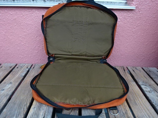 KLETTERWERKS Padded Briefcase Rust Color Size H 15.7 x W 11.8 x D 2.3 in