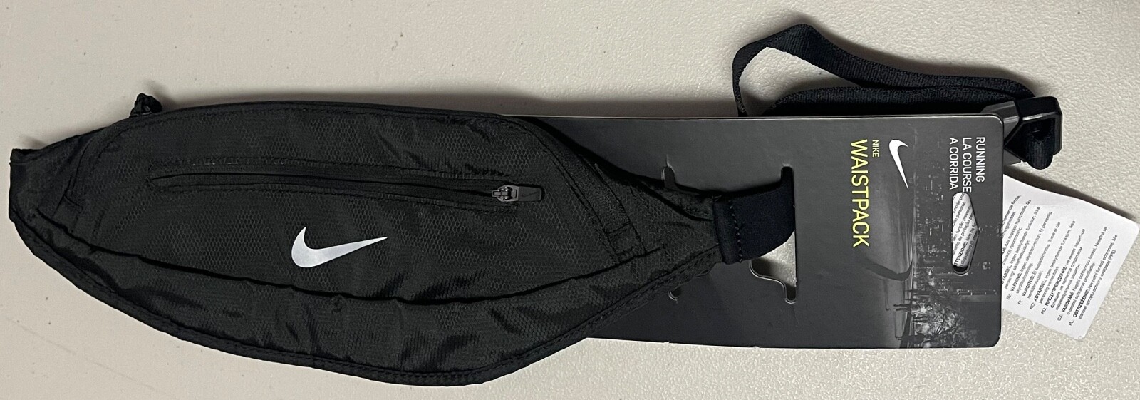Nike Men’s Bag One Expandable Running Fanny Waist Pack Black