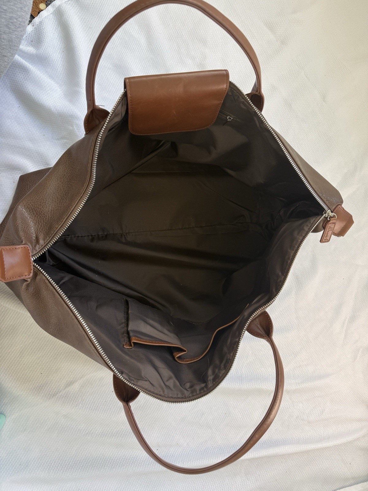 Brouk & Co Alpha Duffel Bag Chocolate Brown
