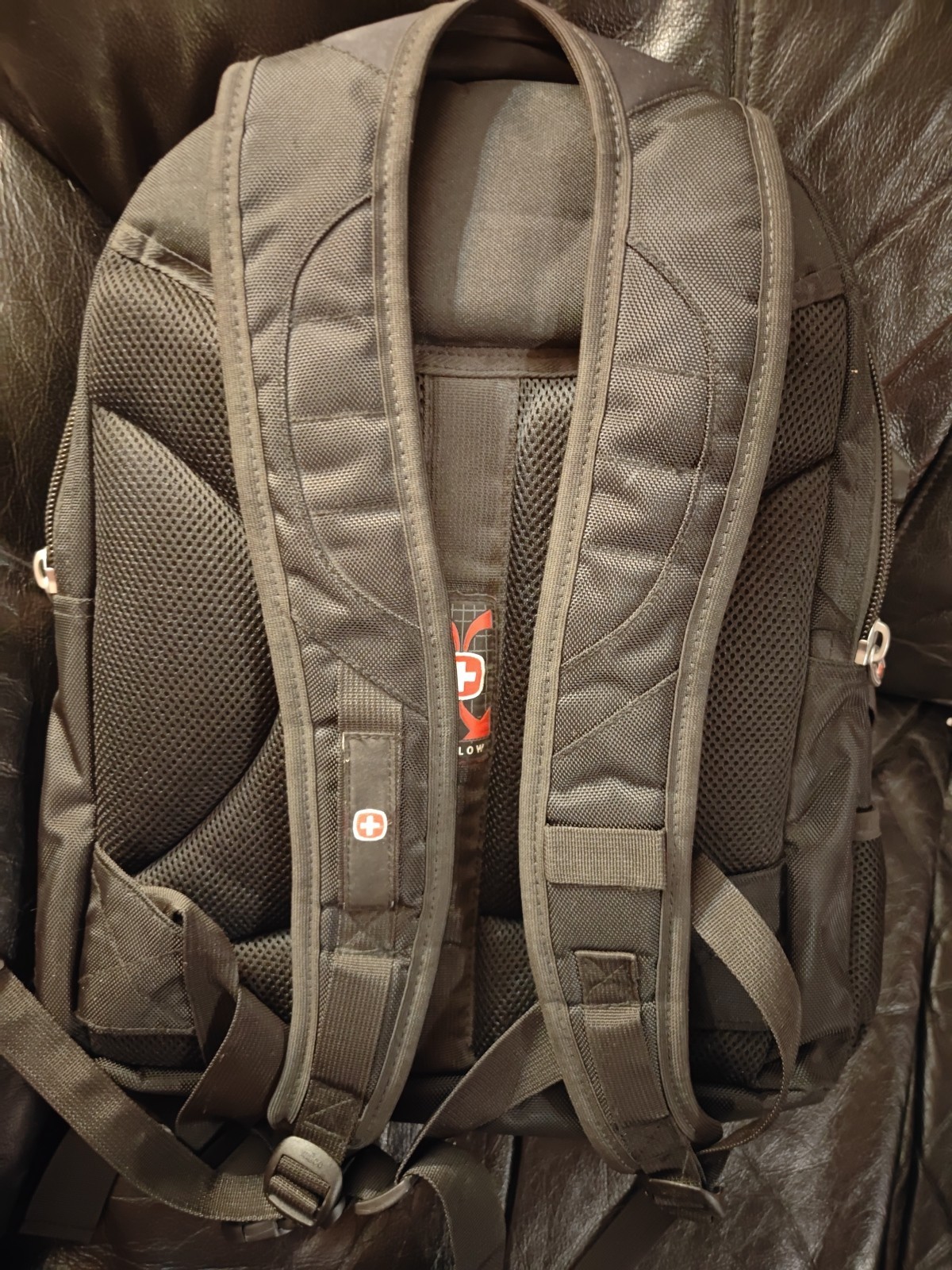 Swiss Gear AIRFLOW BACKPACK Black With Handle Heavy Duty Laptop