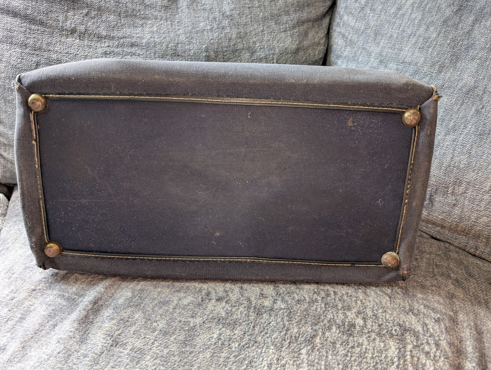 Vintage 1950s USAF Cold War Era Handled Carry On Duffle Bag! Free Shipping!