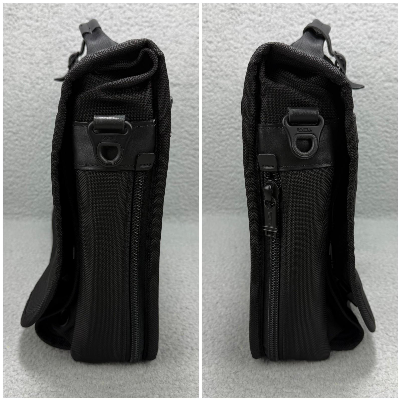 Tumi Bag Medium Black Alpha Laptop Messenger Slim Expandable Briefcase Crossbody