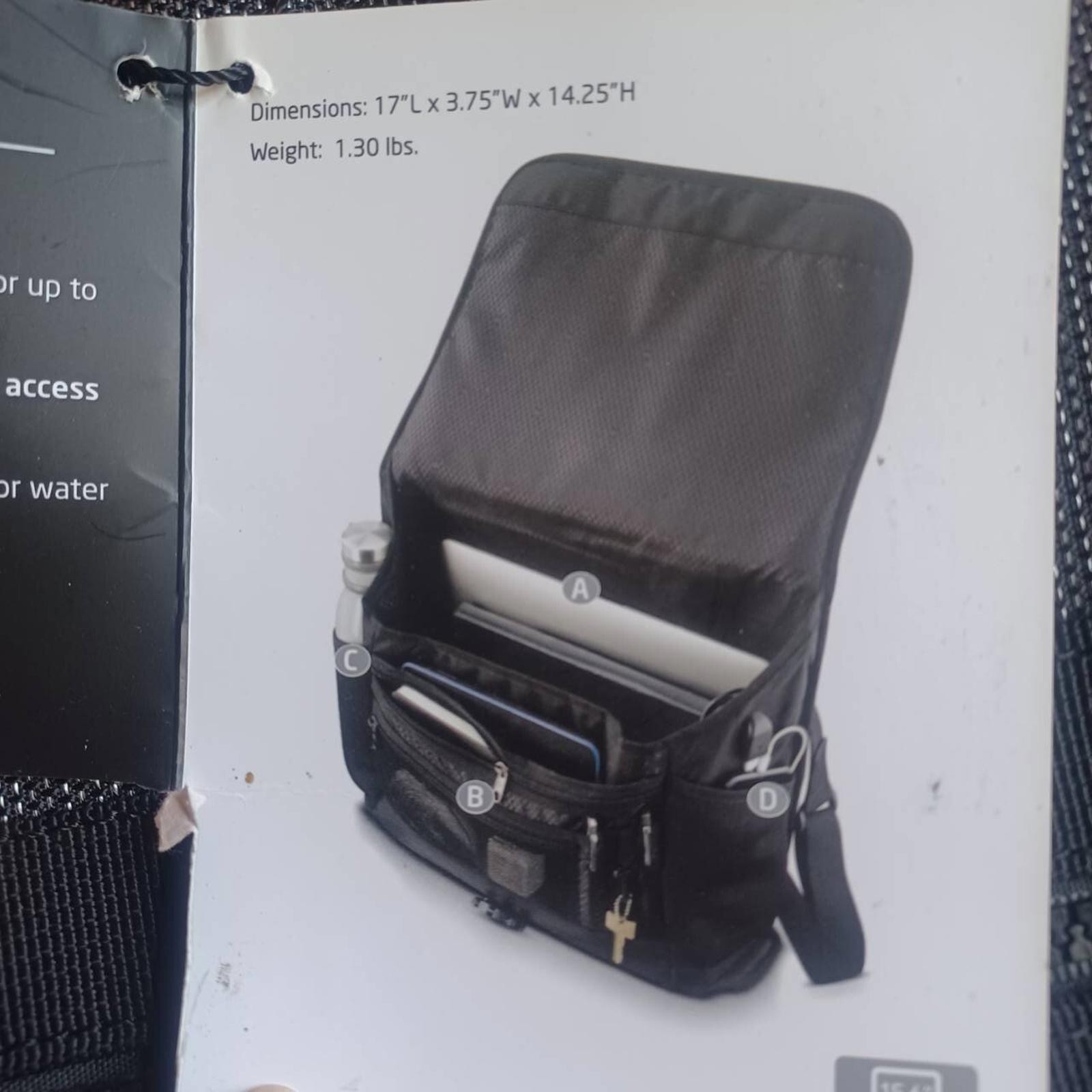 Samsonite Quadrion Laptop Messenger Bag Professional Business Shoulder Bag Black