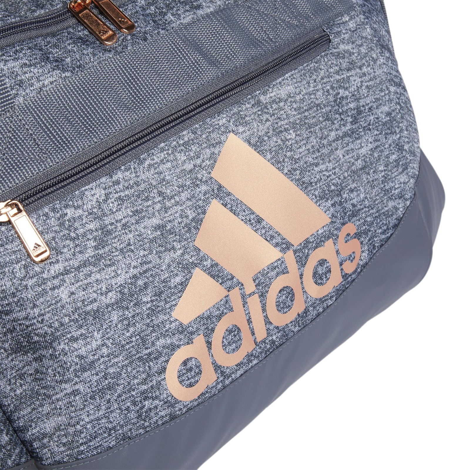 adidas Defender 4 Small Duffel Bag, Jersey Onix Grey/Rose Gold/Onix Grey
