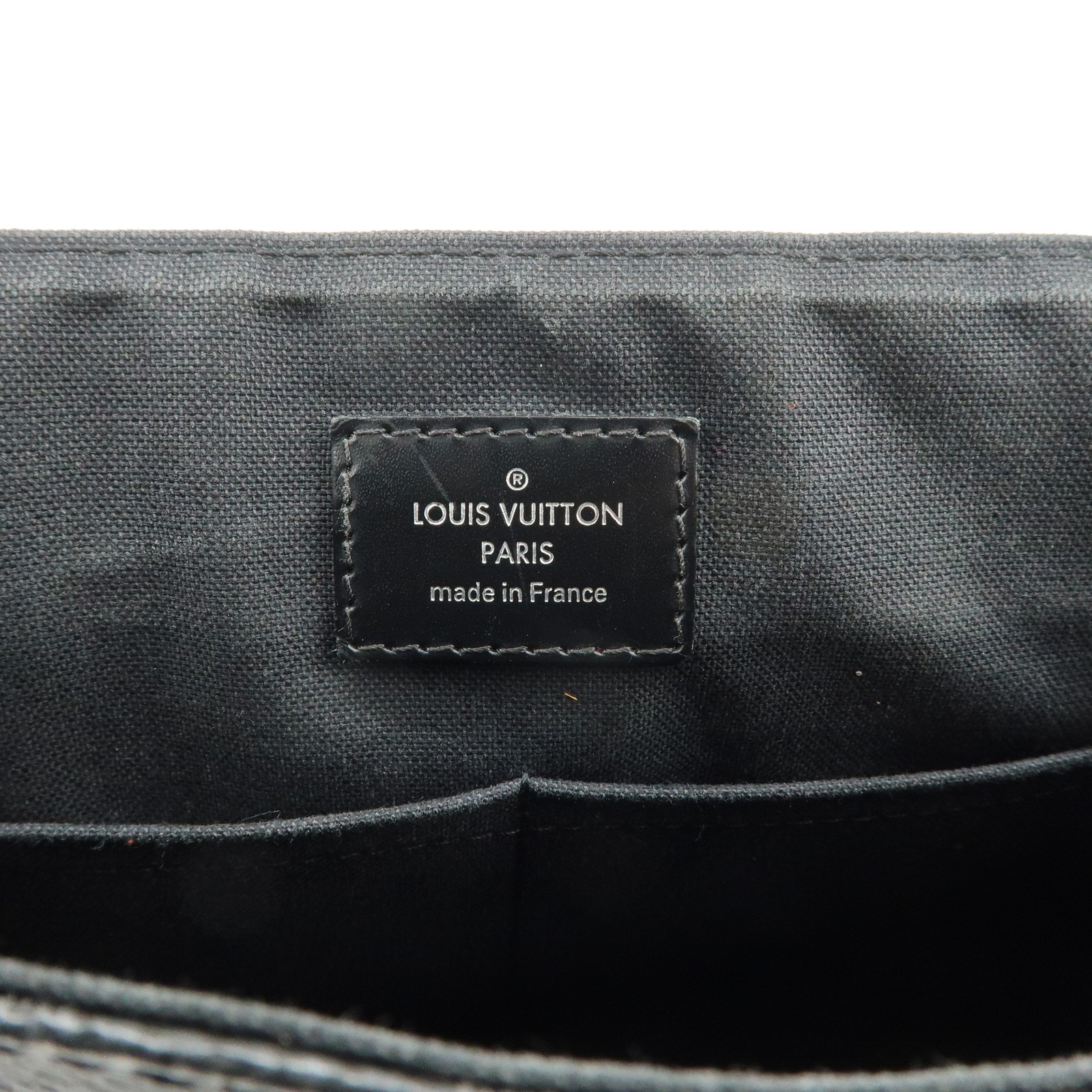 Louis Vuitton Damier Graphite District PM Shoulder Bag Noir N41260 Auth Used F/S
