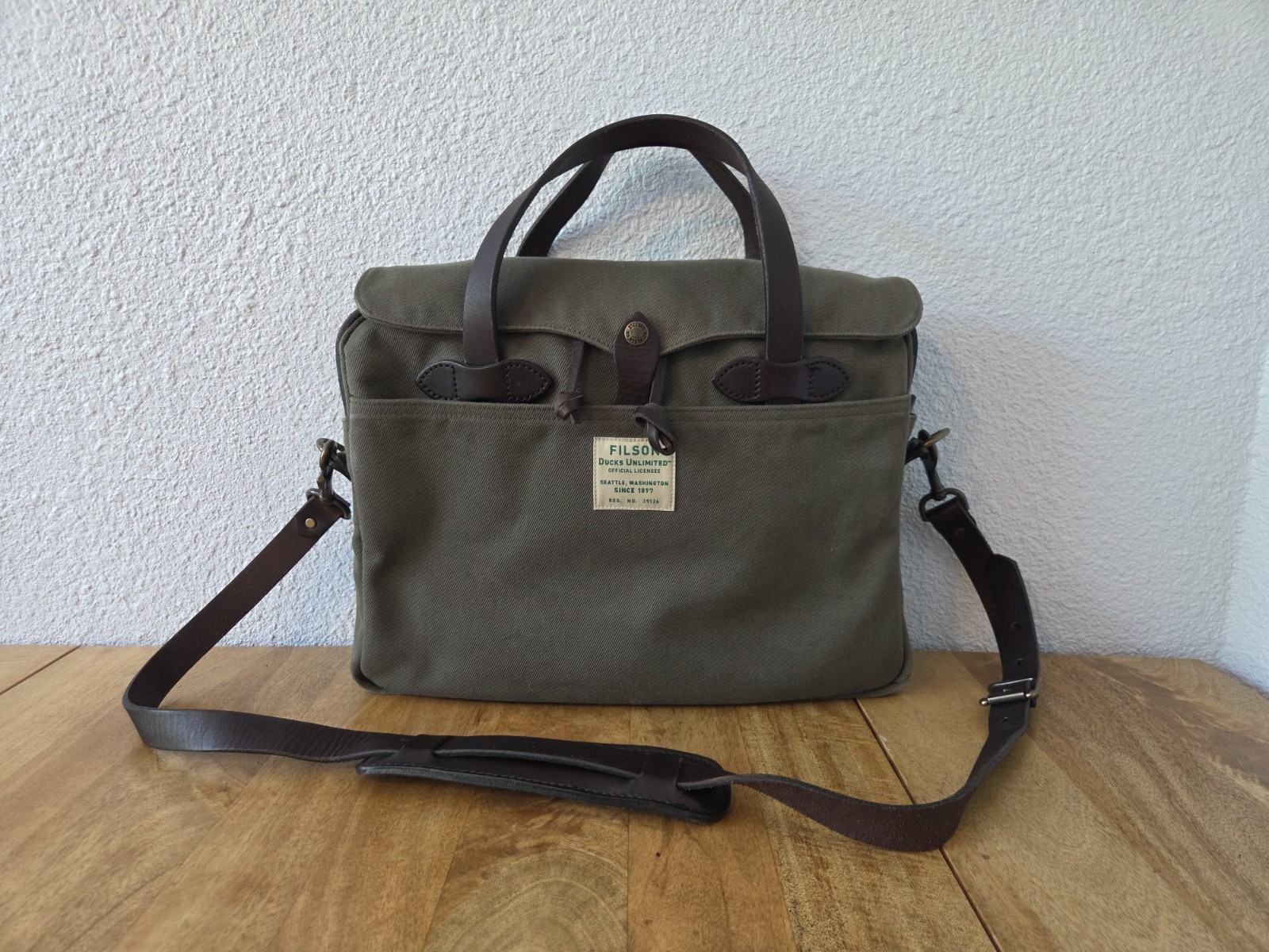 Filson Ducks Unlimited Original Briefcase | Otter Green | Limited Edition 2020