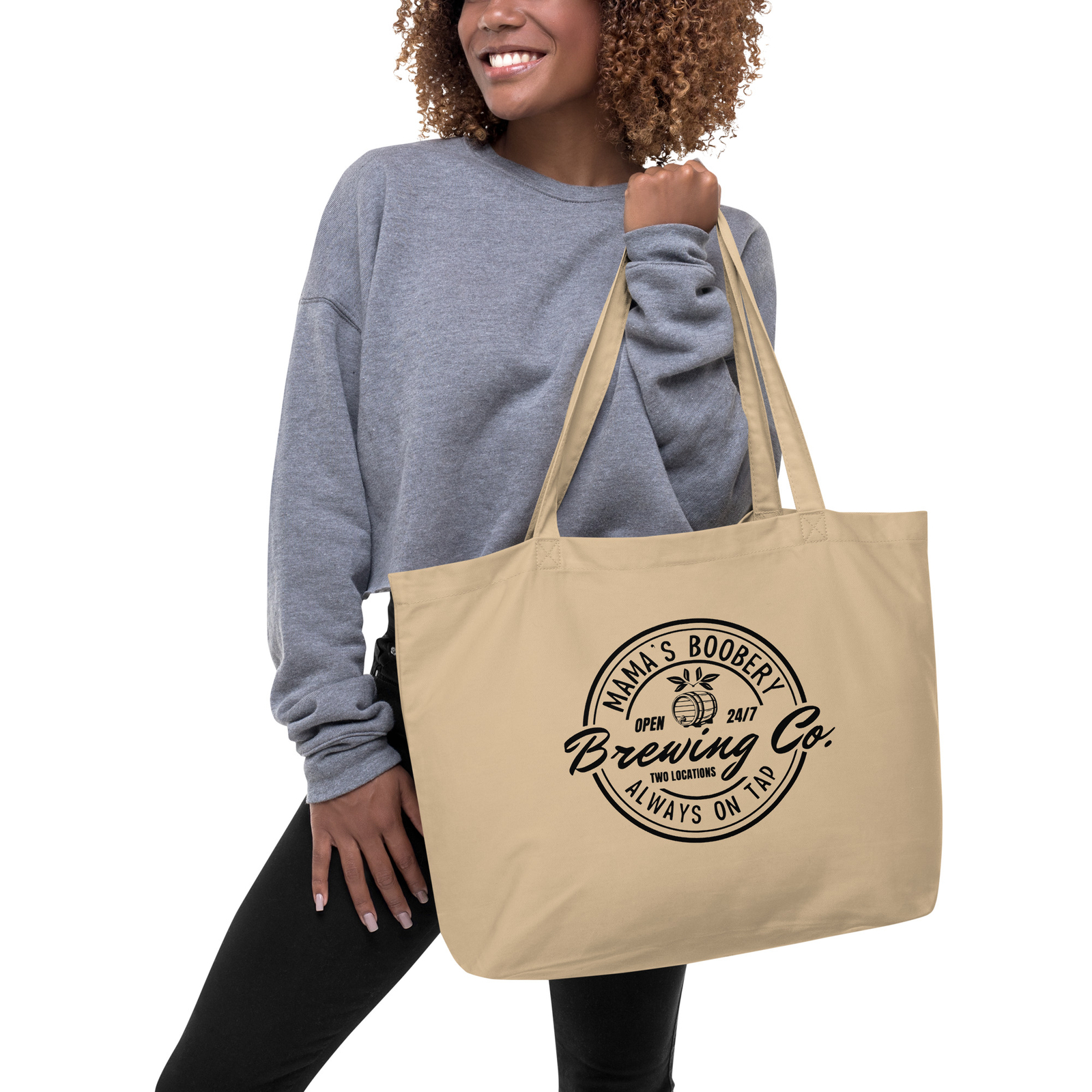 Organic Cotton Twill Breastfeeding Tote