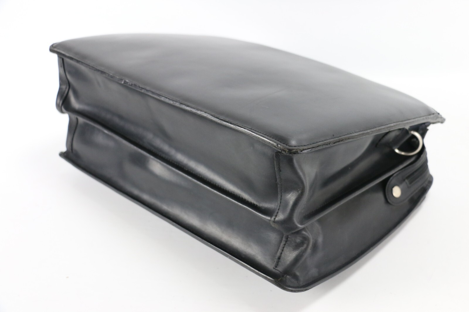 Vintage Leather JACK GEORGE Professional Business Executive Briefcase Bags Mens