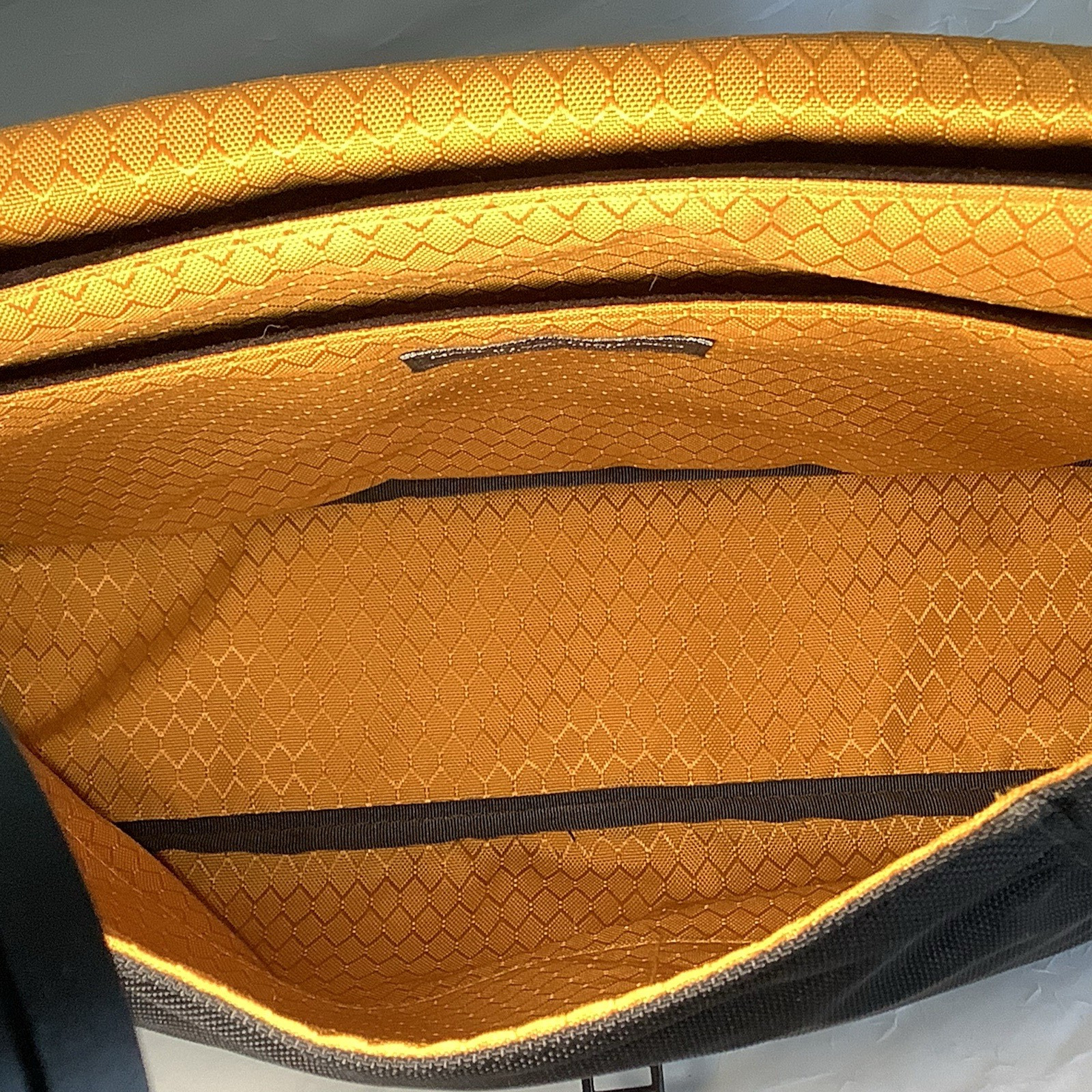Waterfield Bolt Briefcase Black Premium Messenger Bag, Leather and Nylon