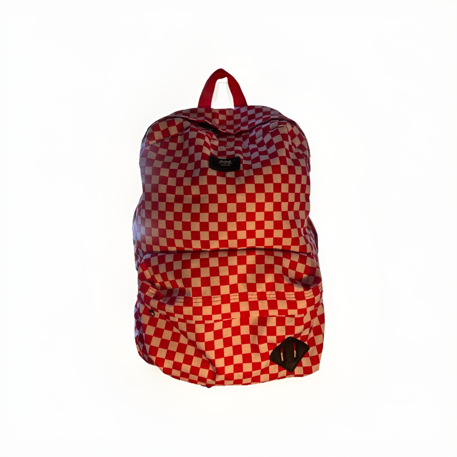 Vans Old Skool III 22L Checker Red/White Backpack Checkerboard School Bag NWT