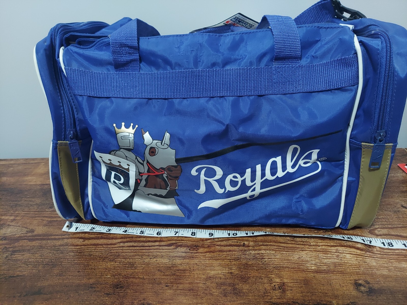 Baseball Bag Kansas City Royals Duffel Vintage 90s New Tags Knight MLB Gym Bag