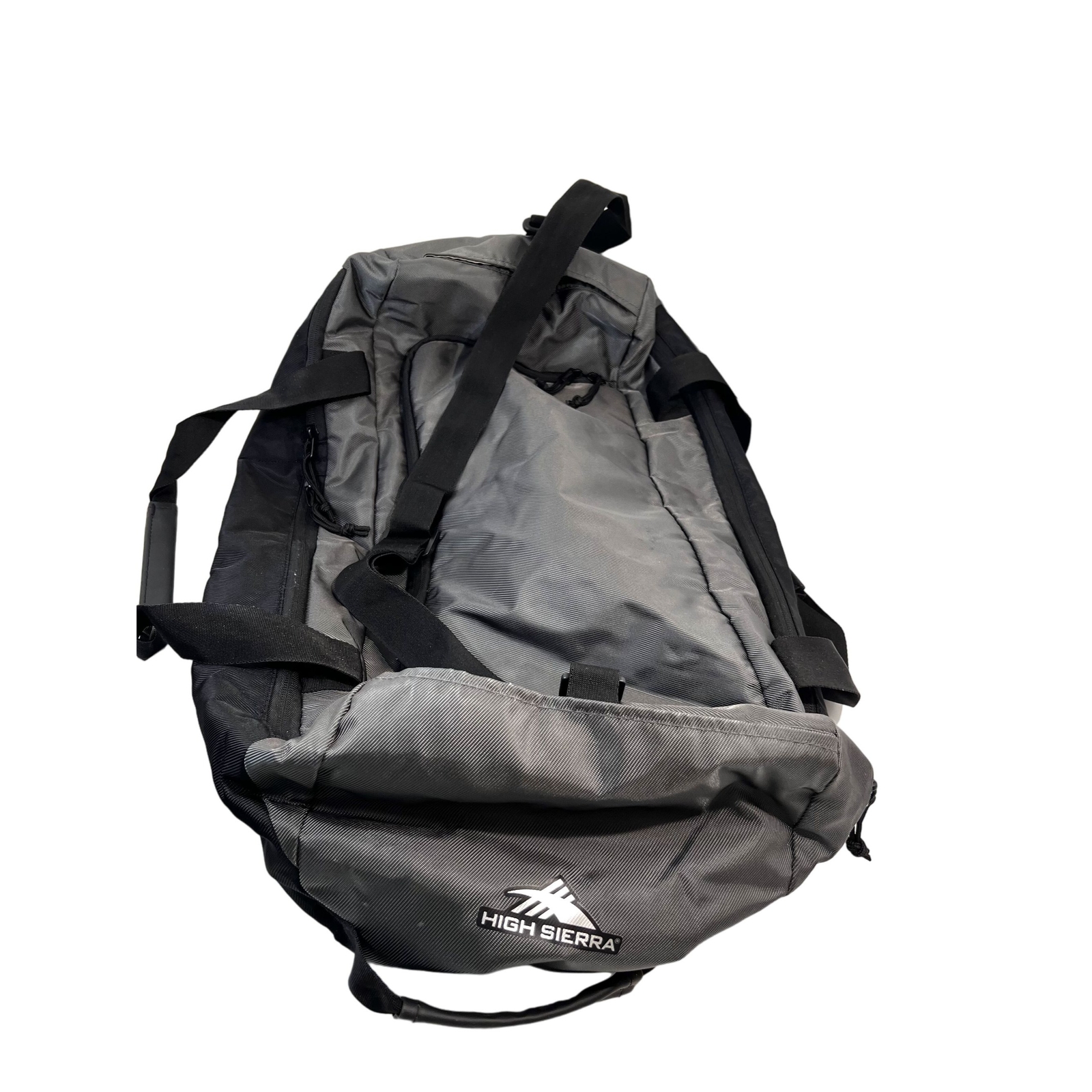 High Sierra Duffel Bag Backpack Combo 30″ Gray Black Gym Travel Light Weight