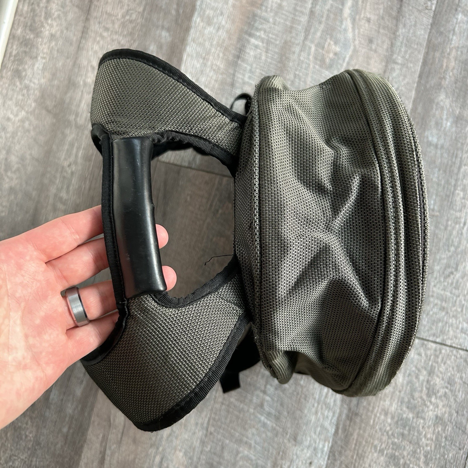 Tumi T2 Tech Backpack 513G Olive Green Appr Ballistic Nylon & Leather