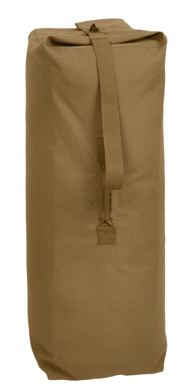 Coyote Brown Jumbo Gear Bag – Rothco Heavyweight Top Load Canvas Duffle Bag