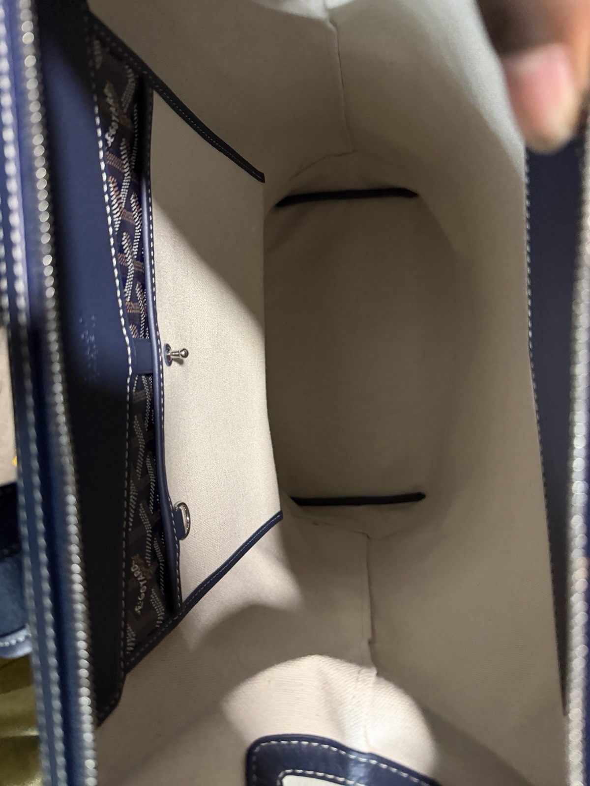 NEW Goyard Cisalpin Backpack NAVY Authentic RARE Men’s w/ Dust Bag & Cards