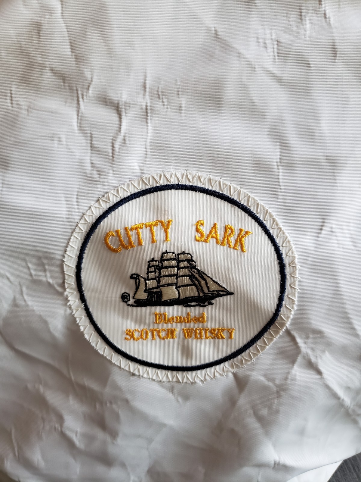 Quba Sails Sailcloth Barrel LARGE Duffle Bag RARE! Cutty Sark Scotch Whiskey