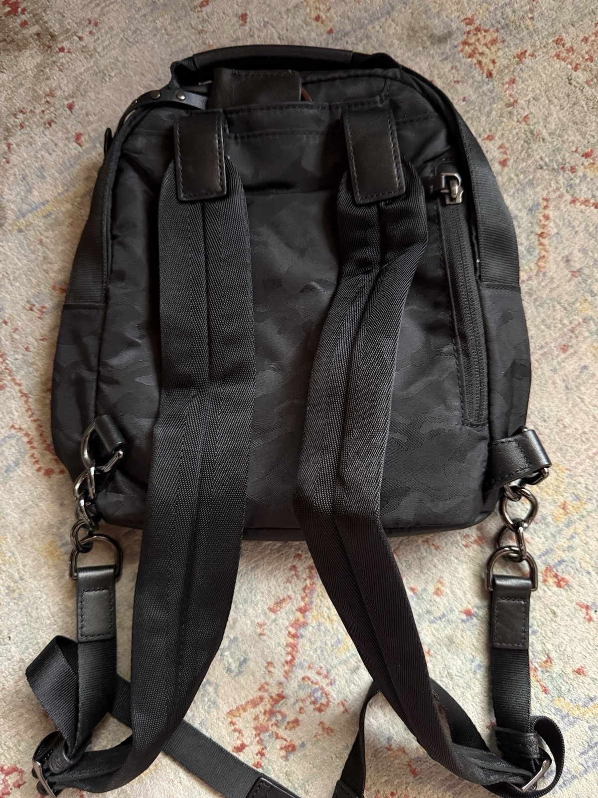 Tumi Small Black Camo Backpack