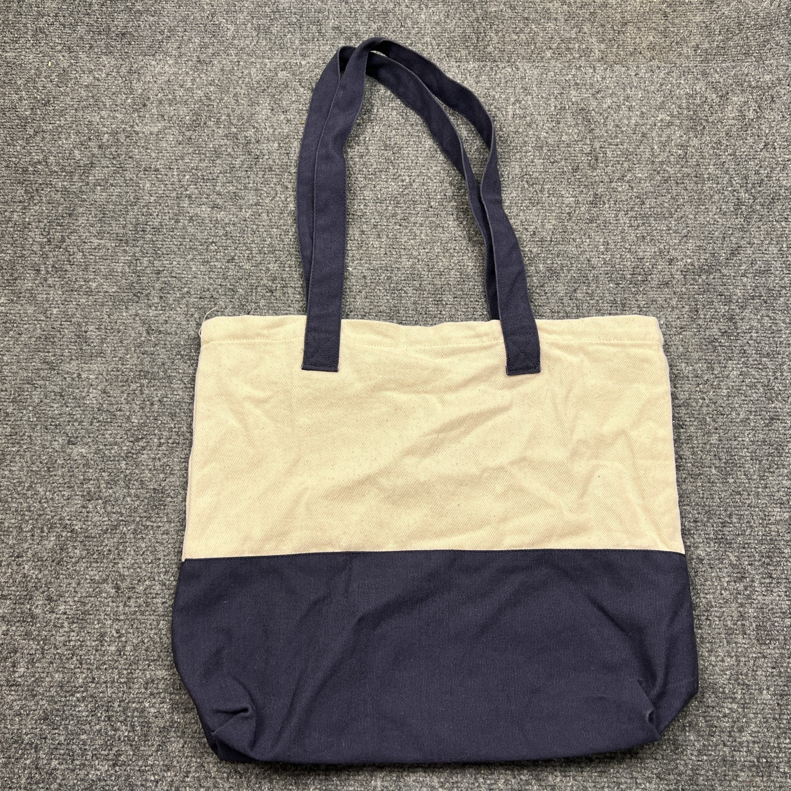 Universal Orlando Resort Big Logo Two-Tone Tote Bag Blue White