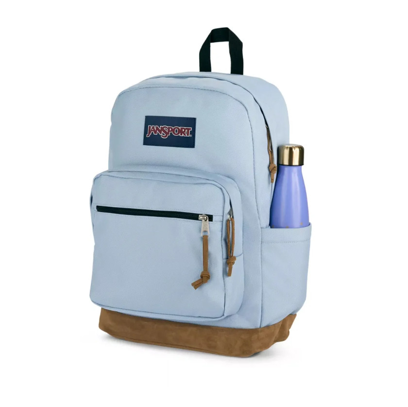 Jansport Right Pack BLUE DUSK Backpack Suede Bottom 15 Laptop Bag