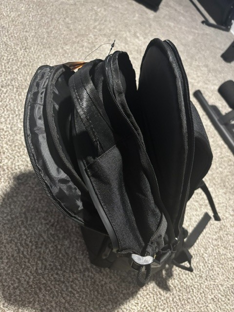 Jordan Backpack for Back to school Black Large Pre-owned Excellent