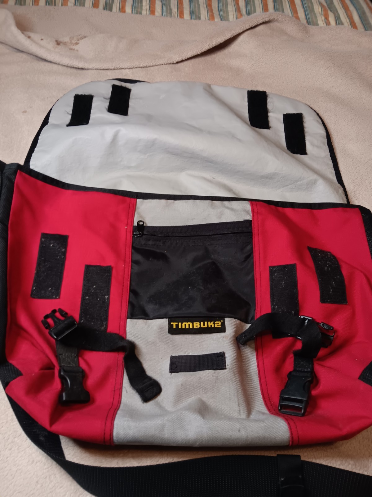 Timbuk2 Messenger Laptop Bag Crossbody Shoulder Strap Red/Orange Large 22″ X 15”