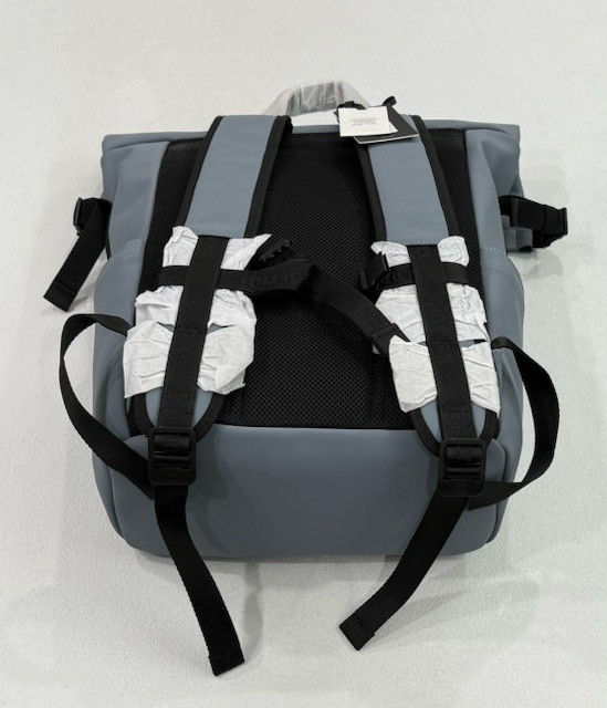 Tommy Hilfiger Men’s Rolltop Backpack, Gray(Blue), One Size