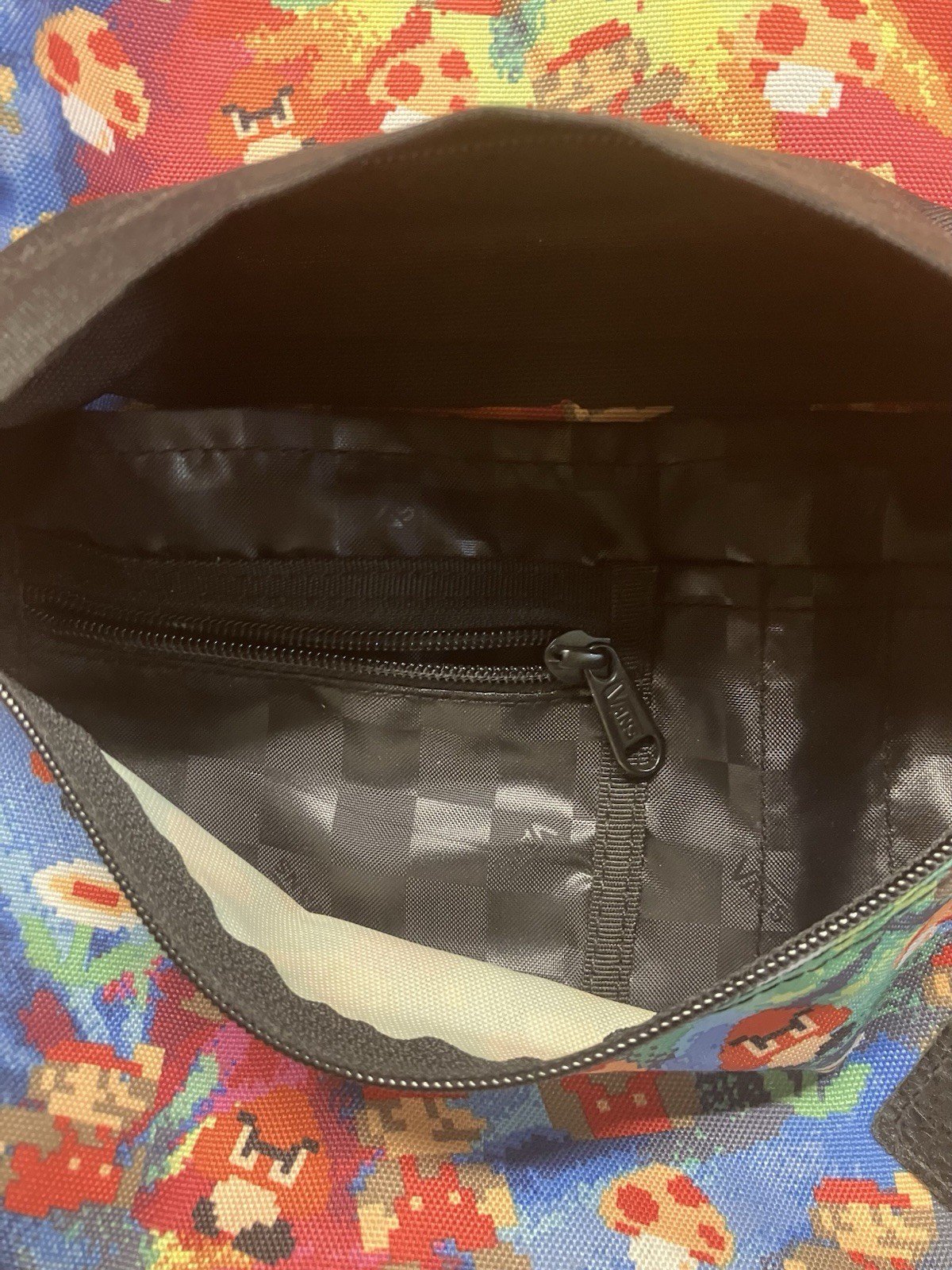 Vans x Nintendo Super Mario Bros Old Skool II Backpack 8-Bit Print Tagged 2016