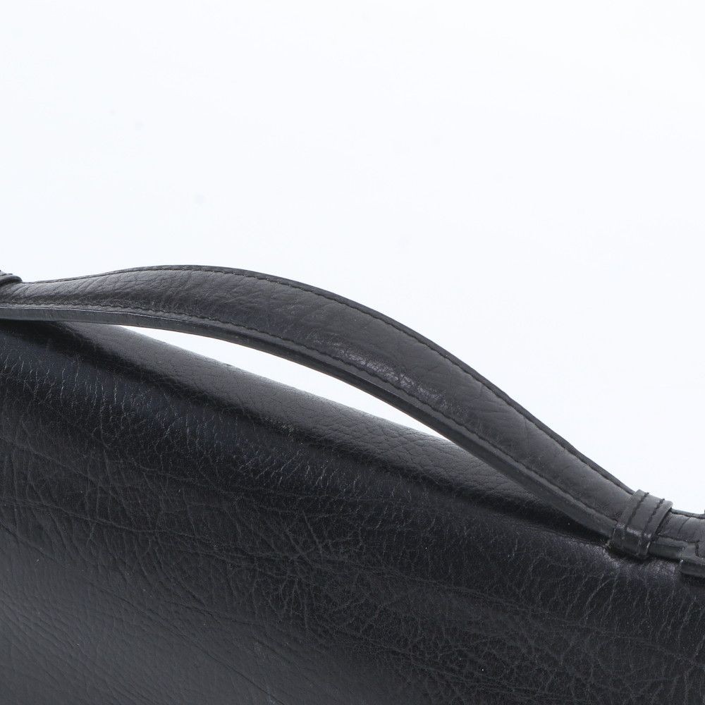 Authentic Bally Leather Business Bag 37cm Men’s Briefcase with Damage