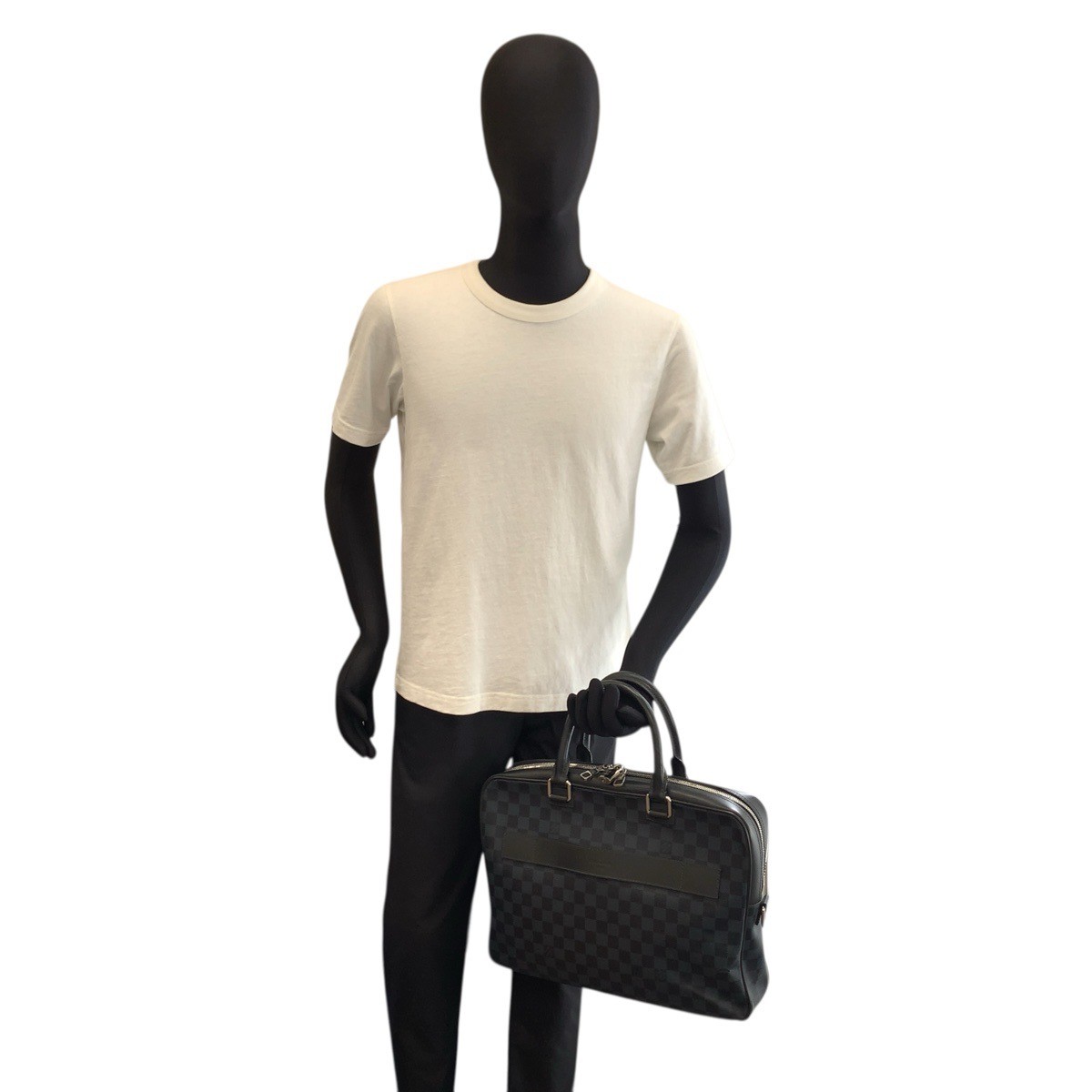 LOUIS VUITTON Damier Cobalt Porte Document Business N41347 briefcase