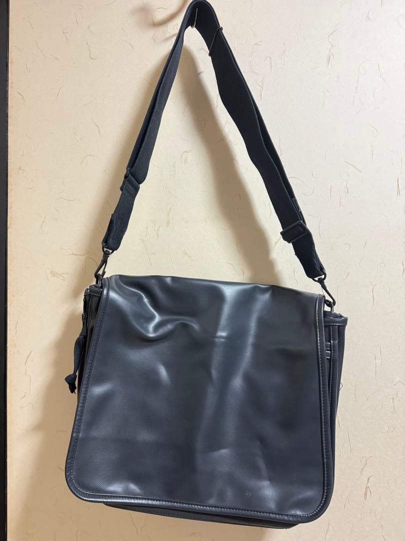 Yoshida Luggage Label Shoulder Bag 32cm x 25cm x 9cm Used