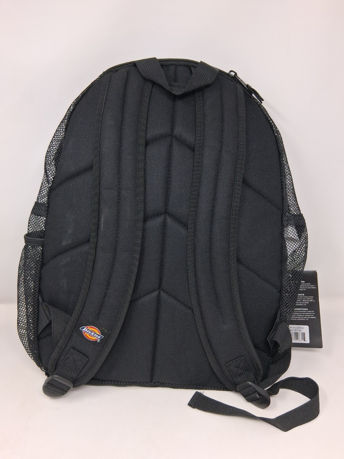 NEW Dickies Mesh Backpack Unisex OS Black Excellent Security Stadium Utility Bag