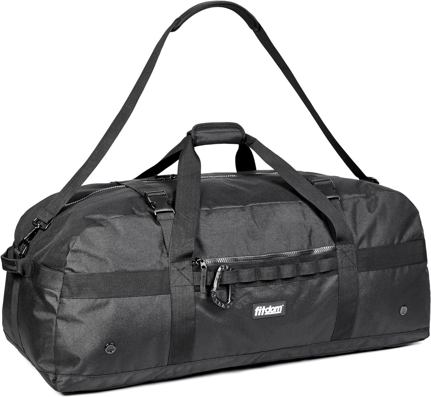 130L 36″ Heavy Duty Extra Large Sports Gym Equipment Travel Duffle Bag W/Adjusta