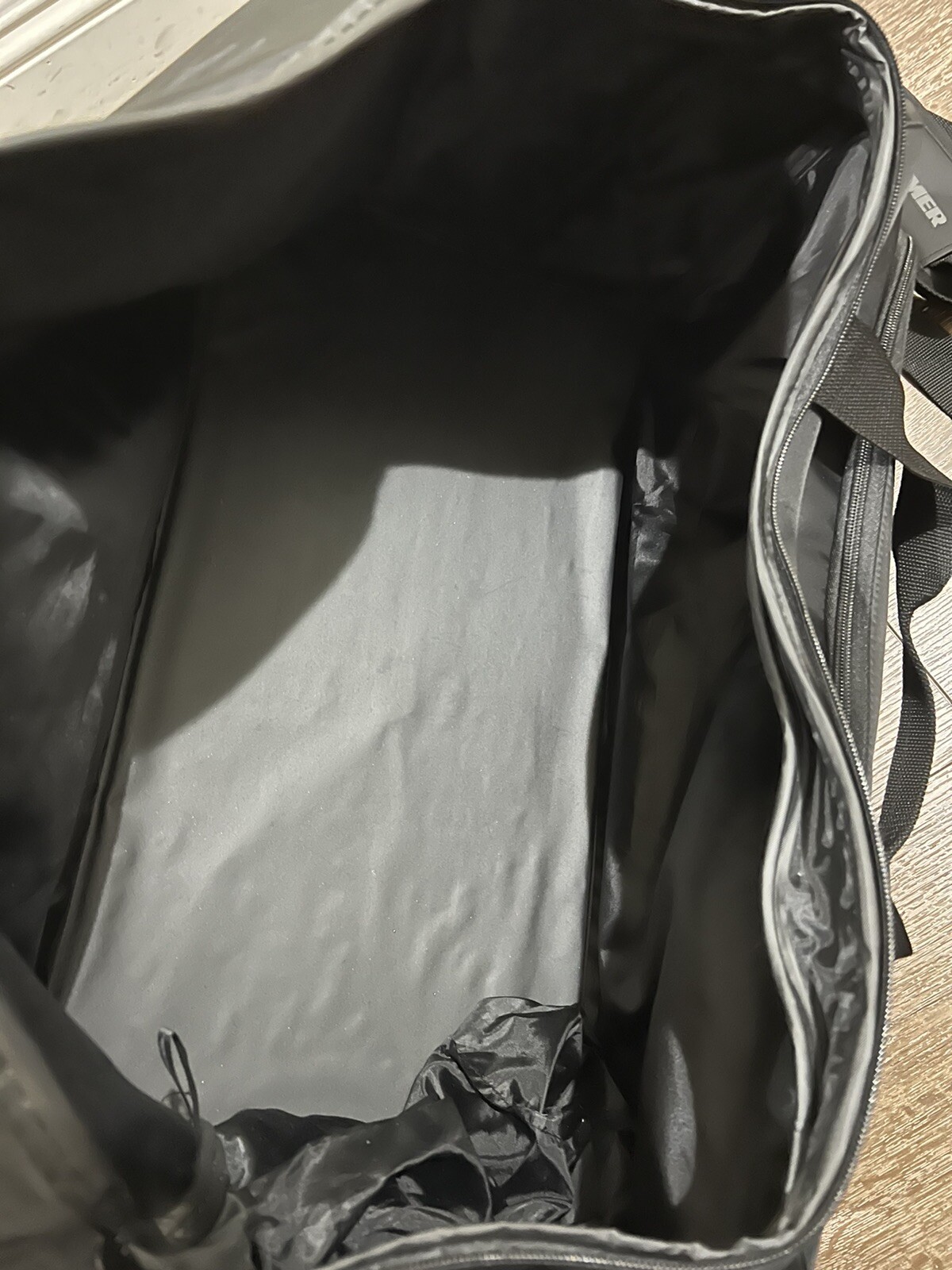 HUMMER travel / duffle large bag black and yellow
