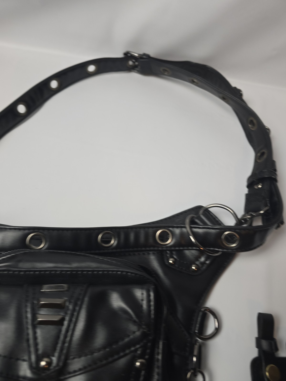 Steampunk Gothic/cosplay Leg Bag Harness Waist Hip Pouch Set Punk Biker