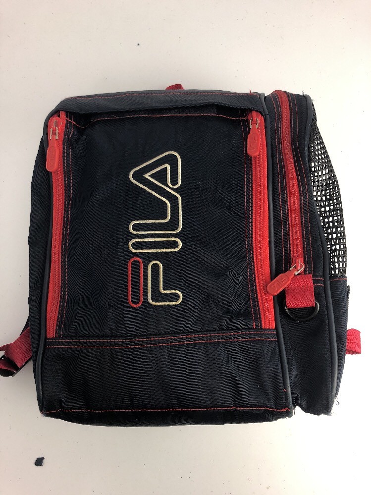 Fila 90’s Vintage Backpack Color Block Spell Out Mesh Streetwear Hip Hop Rare