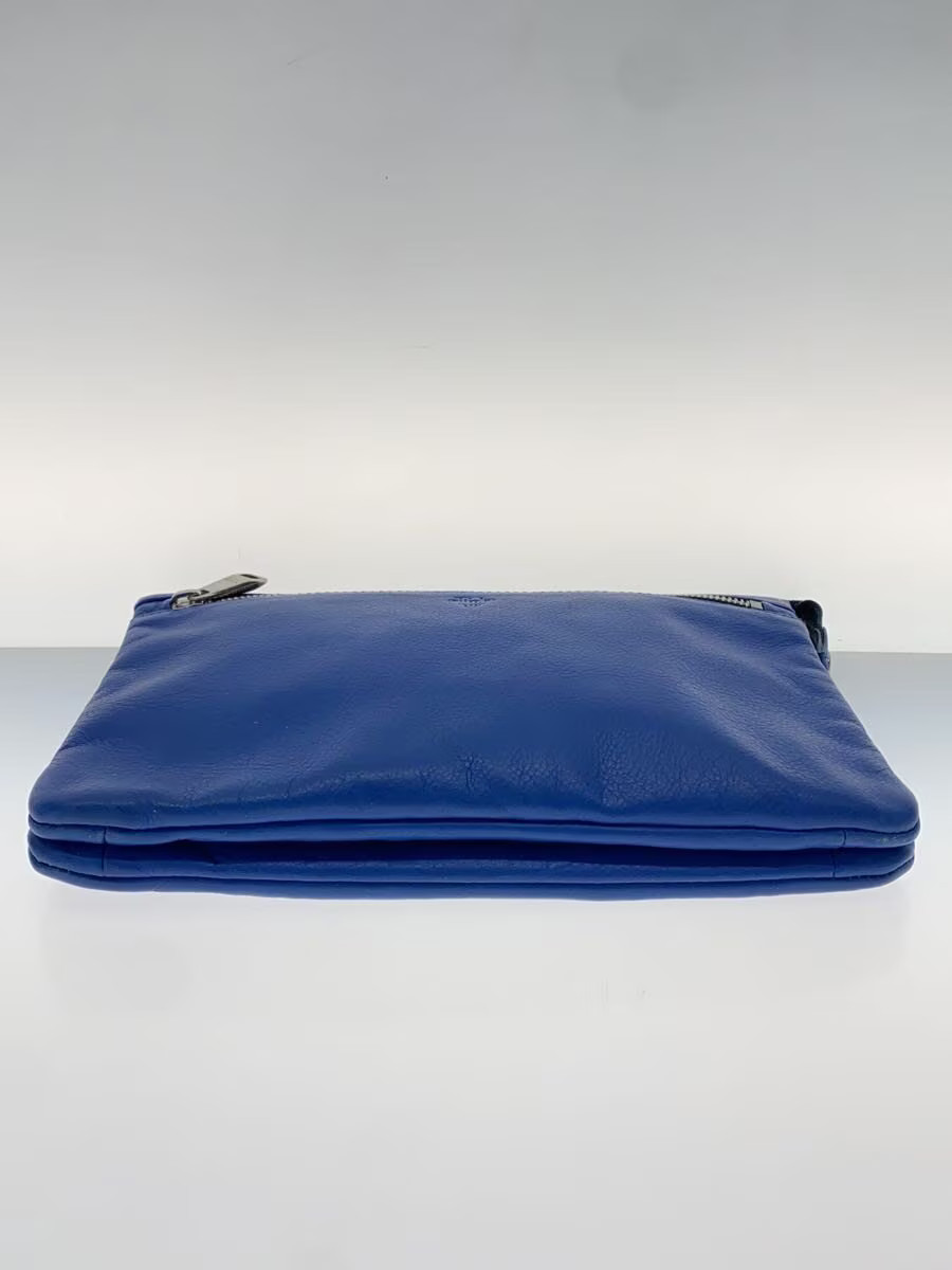 ultima TOKYO Leather Bag, Blue, Solid Color