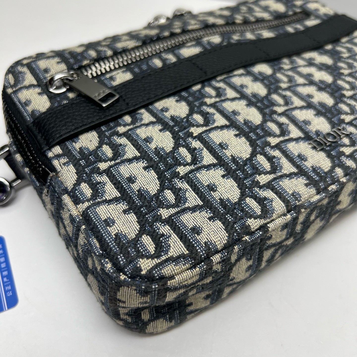 Dior Pre-Owned Authentic Oblique Messenger Bag Monogram 22x15x5cm