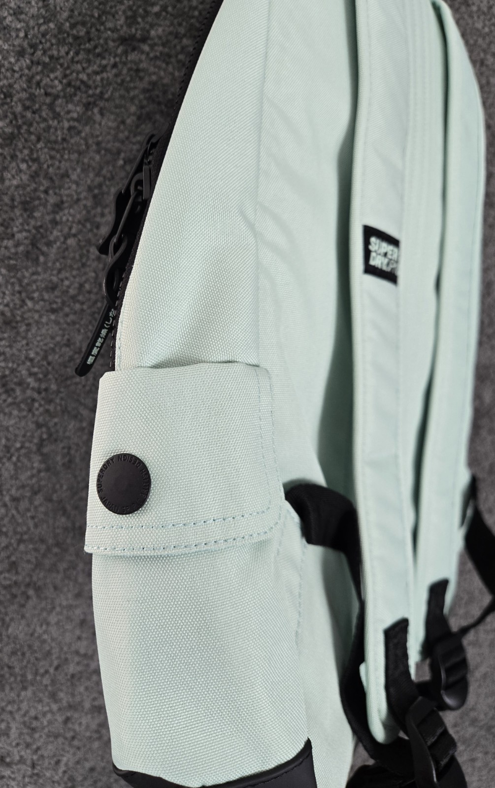 Superdry Backpack Classic Montana Pack Bird Green Solid Logo NEW With Tags NWT