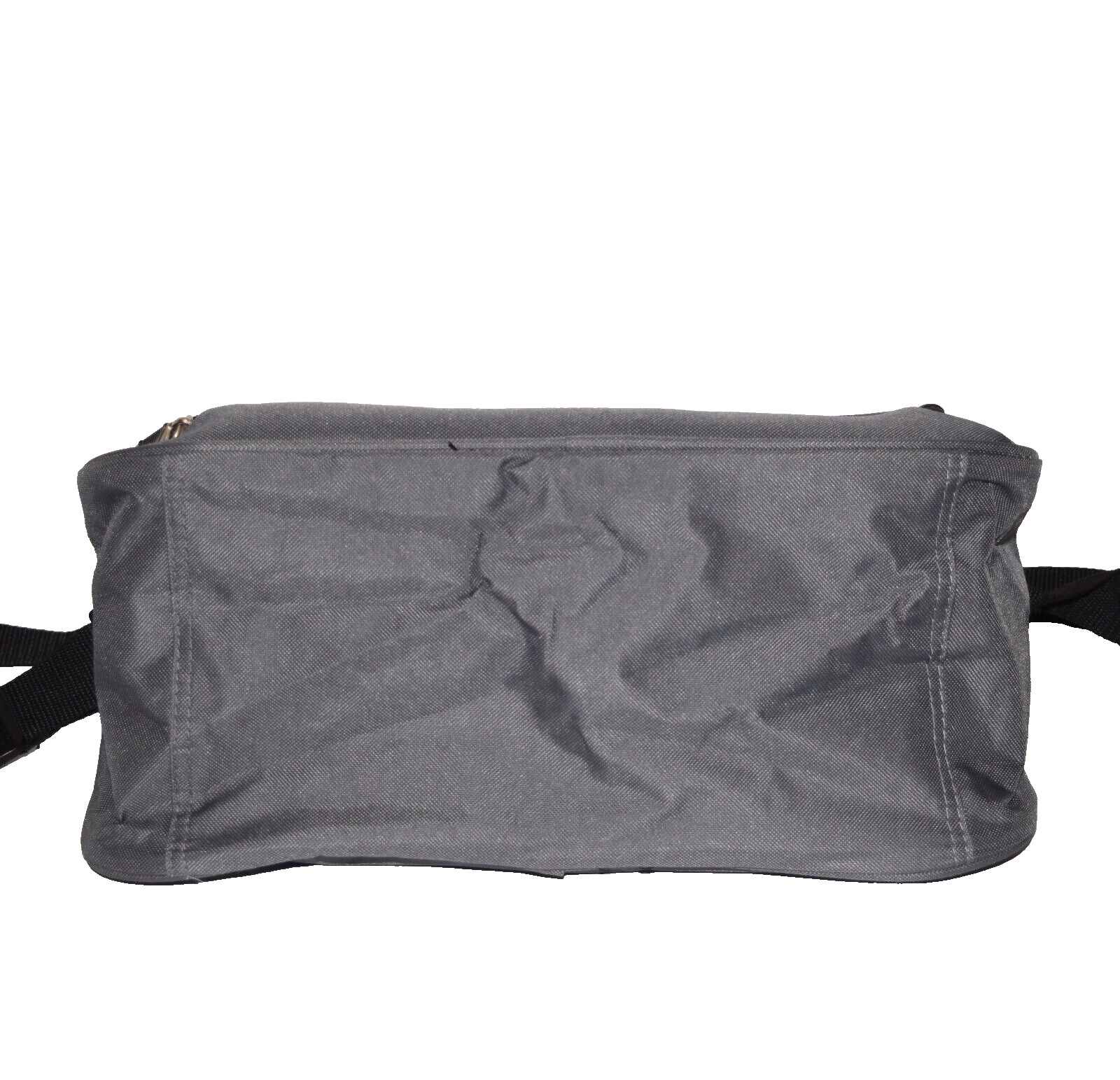 NWOT JEEP Gray Adjustable Strap Zip Closure Canvas Messenger Shoulder Bag