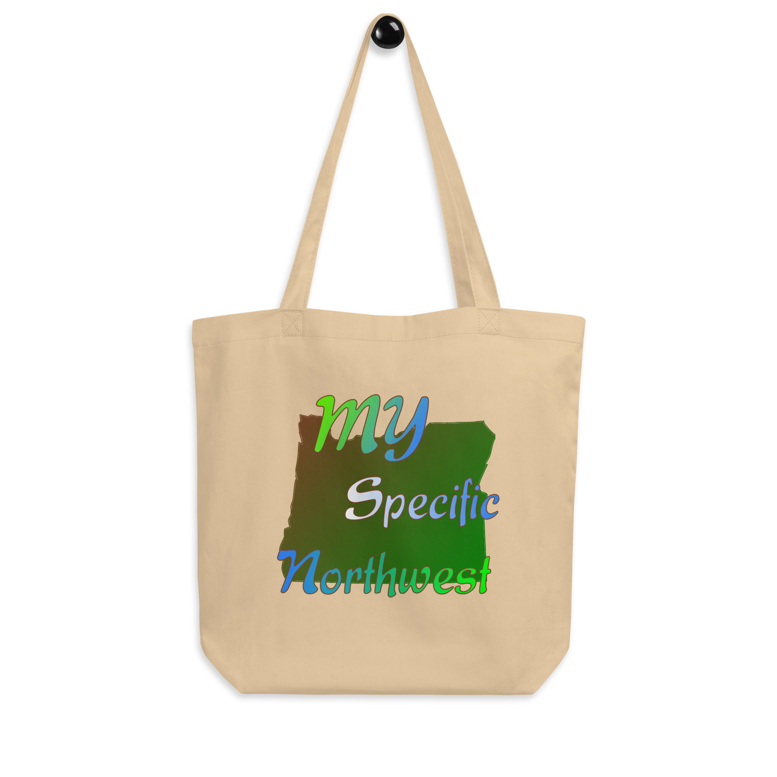 “Specific Northwest” Eco Tote Bag Oregon Pacific PNW Beaver Duck